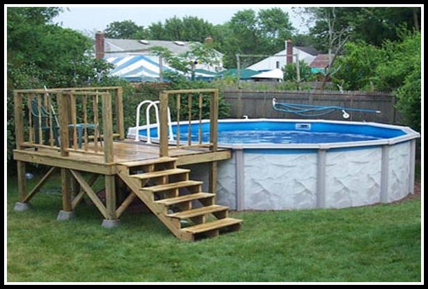 Above Ground Pool Deck Plans Free - Decks : Home ...