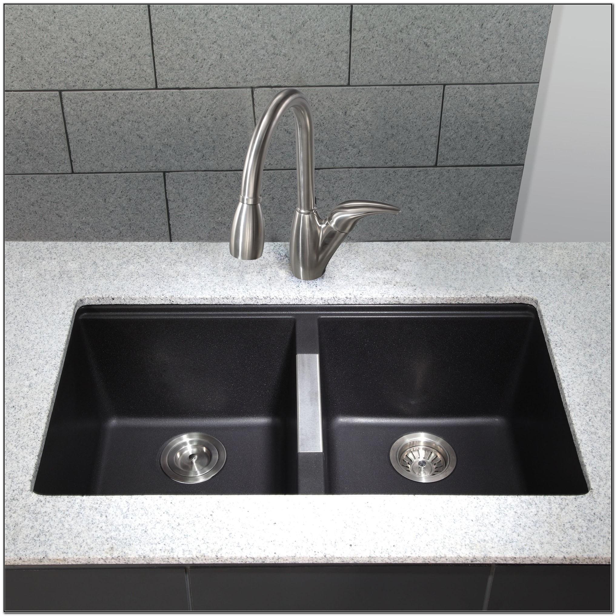 Black Kitchen Sink Drain Assembly Sink And Faucets Home Decorating   Black Kitchen Sink Drain Assembly 