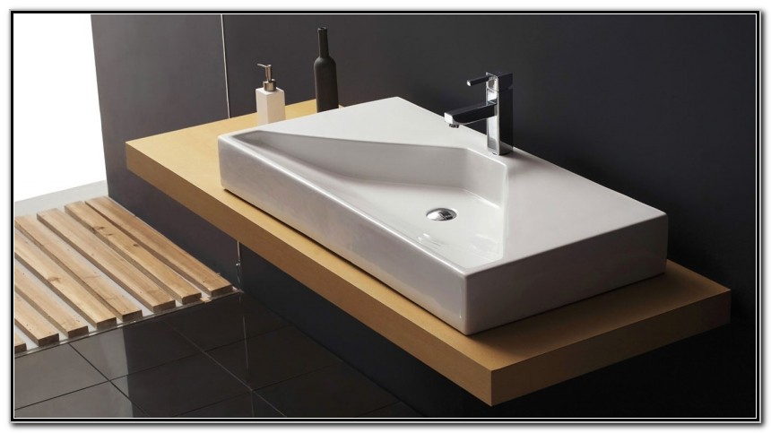 Teorema Rectangular Vessel Bathroom Sink - Sink And Faucets : Home ...