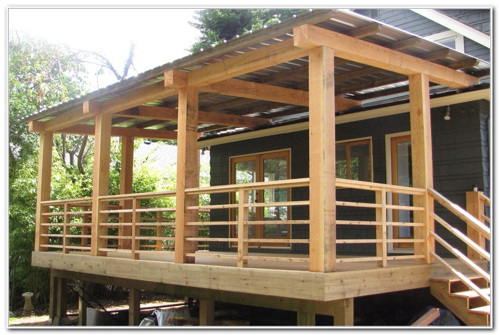 Under Deck Roof Ideas Decks Home Decorating Ideas dlka4x7w7V