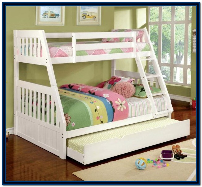 Twin Over Full Bunk Bed With Stairs And Slide - Bedroom : Home ...