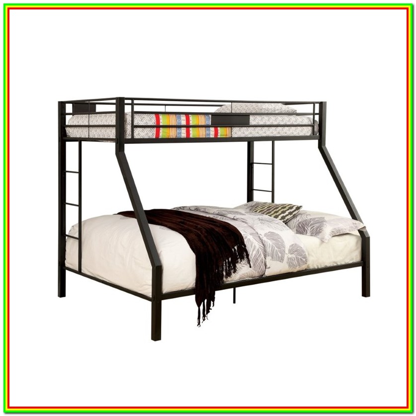 Twin Over Queen Bunk Bed Metal - Bedroom : Home Decorating Ideas # ...