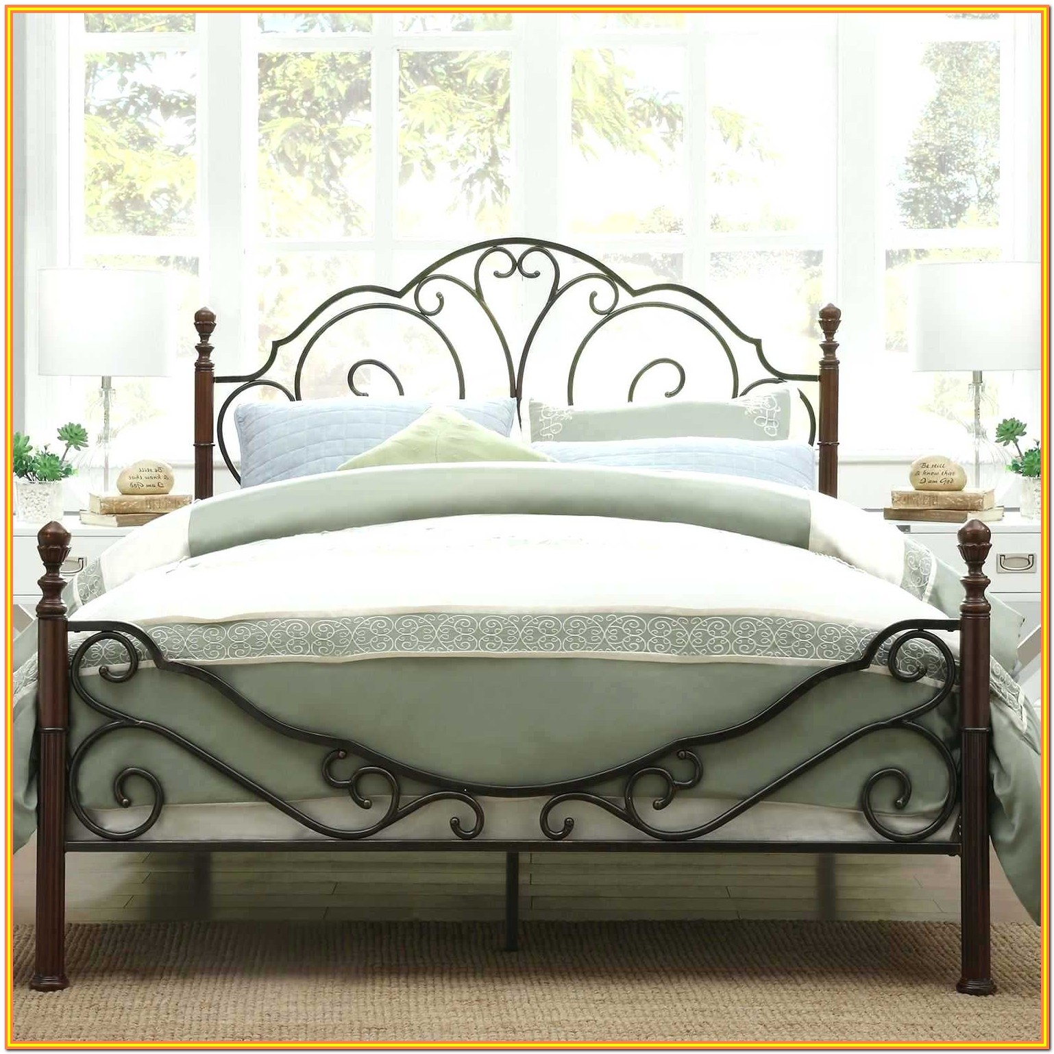 King Size Metal Bed Frame Amazon - Bedroom : Home Decorating Ideas # ...