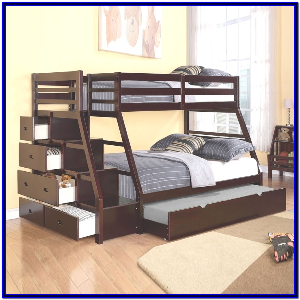 Acme Furniture Allentown Twin Over Twin Bunk Bed Espresso - Bedroom ...