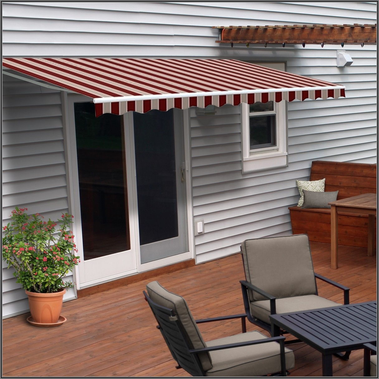 Aleko Motorized Retractable Patio Awning Installation Instructions ...