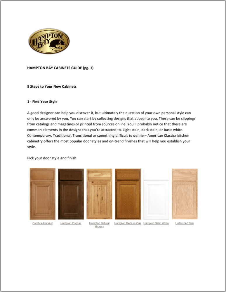 Hampton Bay Cabinets Customer Service Phone Number - Cabinet : Home ...